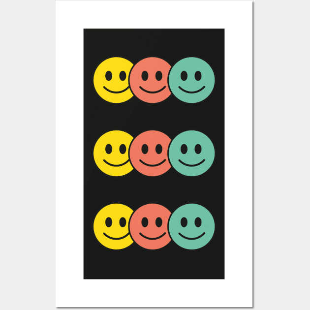Emoji Smile Pack Wall Art by EmeraldWasp